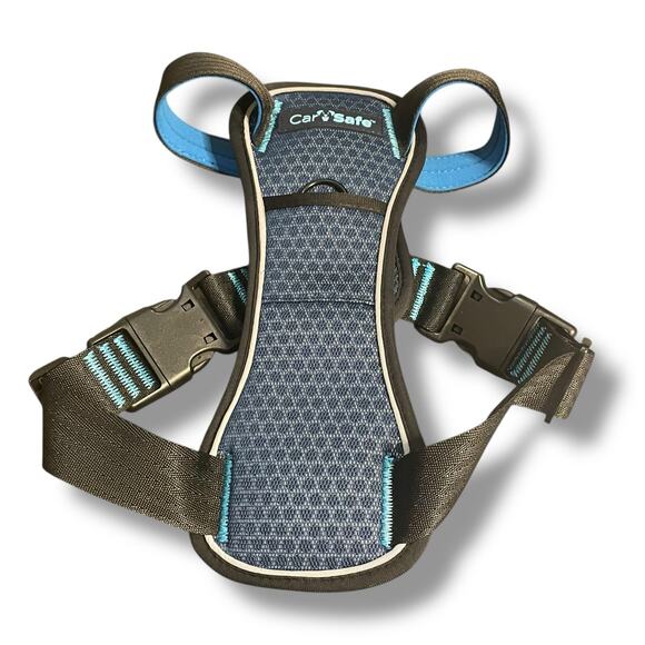 CarSafe Dog Safety Harness Size Medium Crash Tested 70 pounds Reflective Padded - Picture 3 of 10